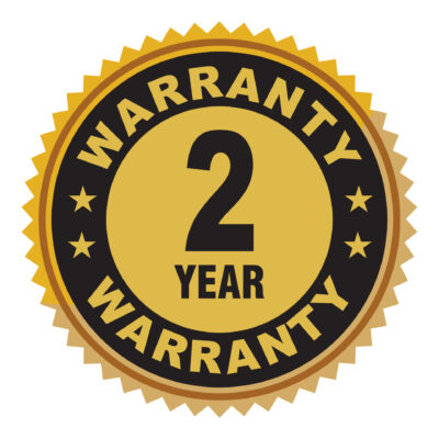 2 Year Warranty